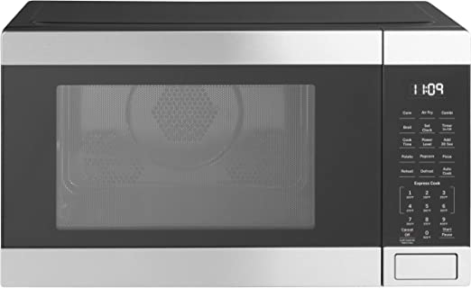 Photo 1 of GE 3-in-1 Countertop Microwave Oven | Complete With Air Fryer, Broiler & Convection Mode | 1.0 Cubic Feet Capacity, 1,050 Watts | Kitchen Essentials for the Countertop or Dorm Room | Stainless Steel