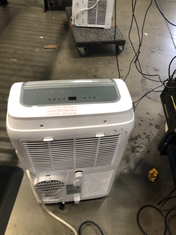 Photo 2 of PARTS ONLY 
stuck in FT mode not functional 
BLACK+DECKER 8,000 BTU Portable Air Conditioner with Remote Control, White