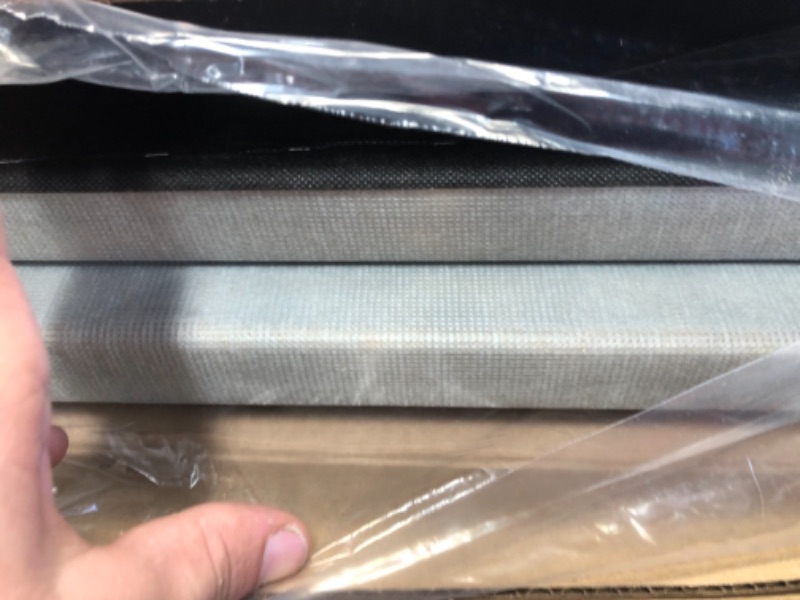 Photo 3 of 1.5-Inch Split Fully Assembled Bunkie Board for Mattress/Bed Support, Queen, Grey.