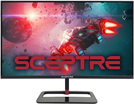 Photo 1 of Sceptre 32 inch QHD IPS LED Monitor HDR400 2560x1440 HDMI DisplayPort up to 144Hz 1ms Height Adjustable, Build-in Speakers Gunmetal Black 2021 (E325B-QPN168)