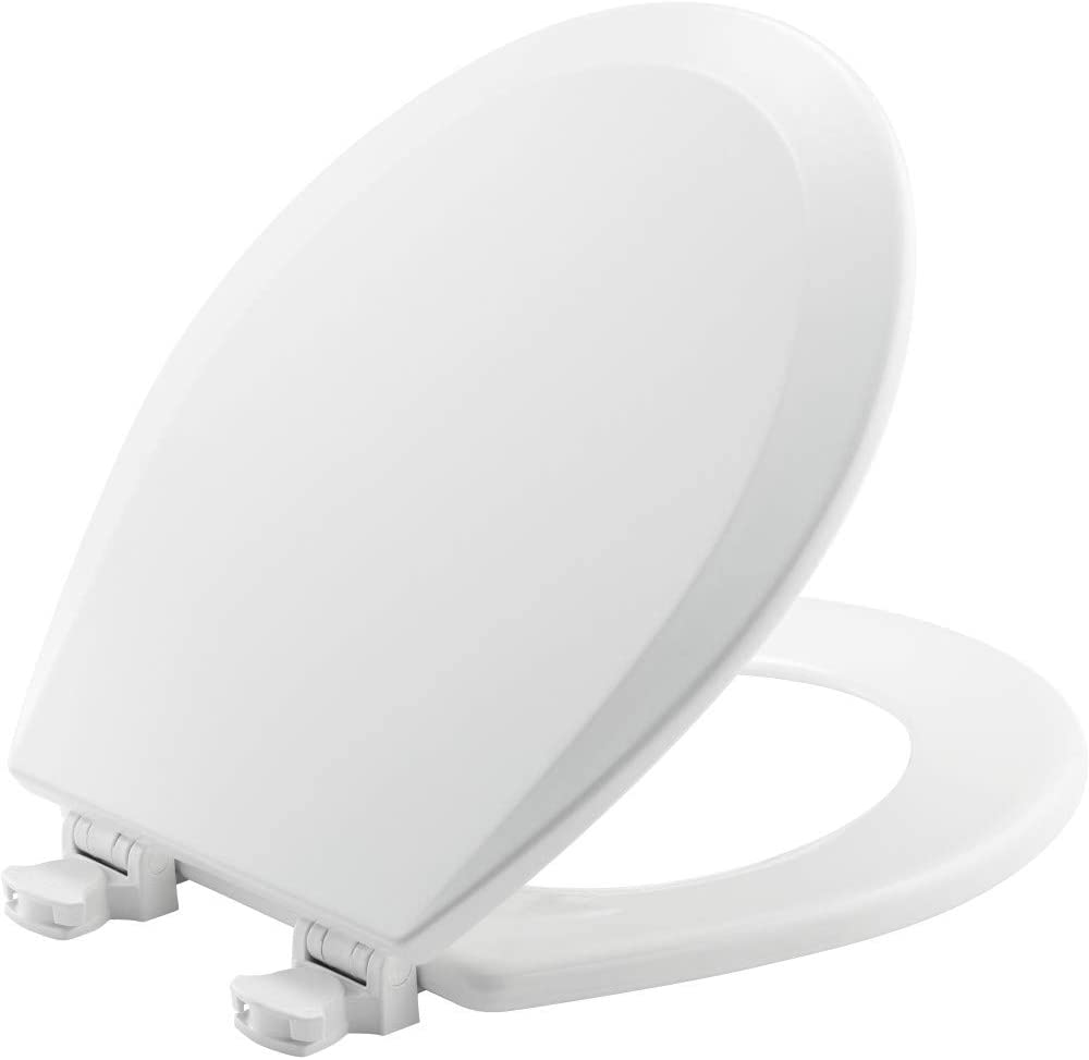 Photo 1 of Bemis 500EC 390 Toilet Seat with Easy Clean & Change Hinges, Round