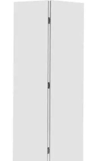 Photo 1 of 36 in. x 80 in. Flush Hardboard Primed White Hollow-Core Smooth Composite Bi-fold Interior Door
