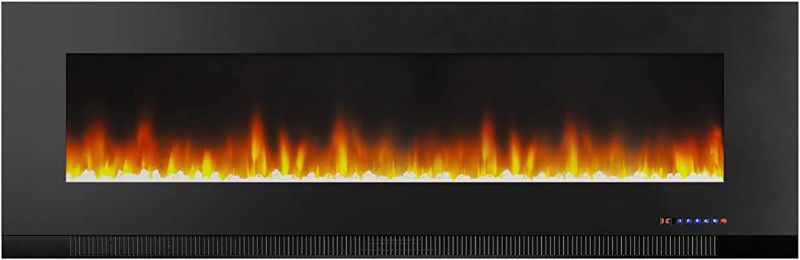 Photo 1 of Amazon Basics Wall-Mounted Recessed Electric Fireplace - 60-Inch, Black
Product Dimensions	4.72"D x 60"W x 20.08"H