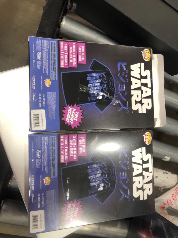 Photo 1 of 2 items 
New Funko Pop Star Wars Visions Japanese Anime Kyoto Dark Manga Tee (x2)
size medium 