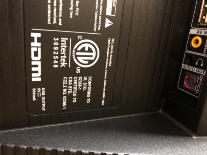 Photo 1 of TCL - 75” Class 5 Series QLED 4K UHD Smart Roku T