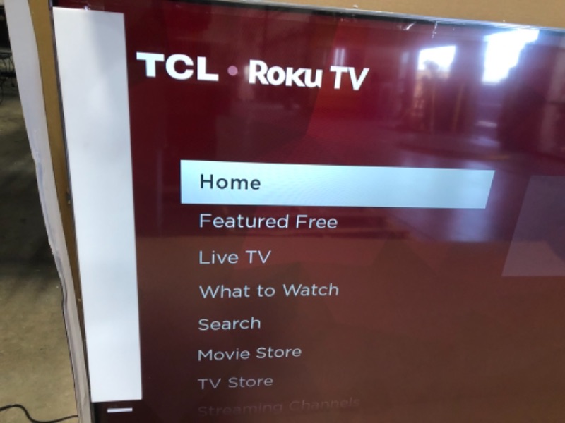 Photo 1 of TCL - 75” Class 5 Series QLED 4K UHD Smart Roku T