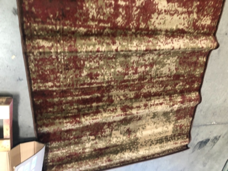 Photo 2 of  superior rug red and gold 8ft x 5ft 