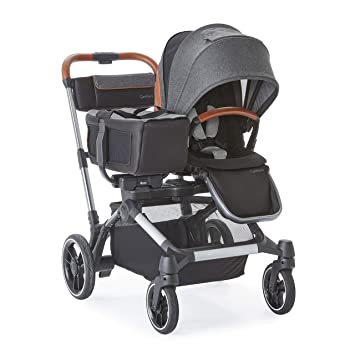 Photo 1 of Contours - Element - Side-by-Side Single-to-Double Convertible Stroller - Storm Grey