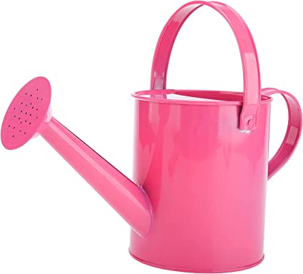 Photo 1 of CASE OF 12 ASSORTED COLORS -Metal Watering Can, for Kids Children Garden Watering Bucket Indoor Outdoor Home Office Gardening Plant Sprinkling Can 
