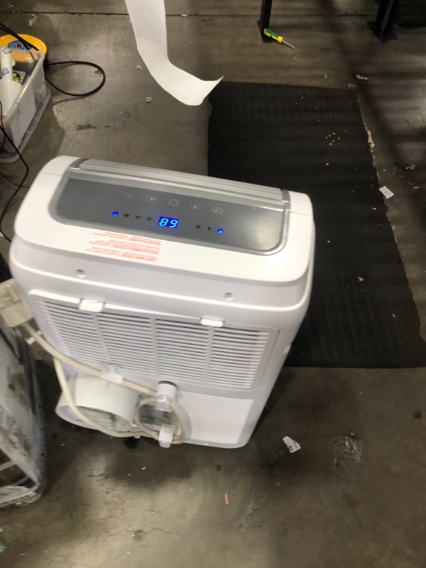 Photo 4 of ***PARTS ONLY*** BLACK+DECKER 8,000 BTU Portable Air Conditioner with Remote Control, White
