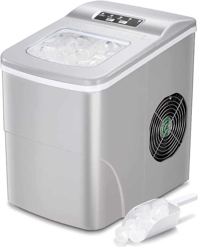 Photo 1 of AGLUCKY Countertop Ice Maker Machine, Portable Ice Makers Countertop