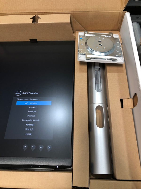Photo 1 of Dell 27-inch USB-C Monitor - Full HD (1920 x 1080 Display, 75Hz Refresh Rate, 4MS Grey-to-Grey Response Time (Extreme Mode), Dual 3W Built-in Speakers, HDMI, IPS, AMD FreeSync, Silver - S2723HC
