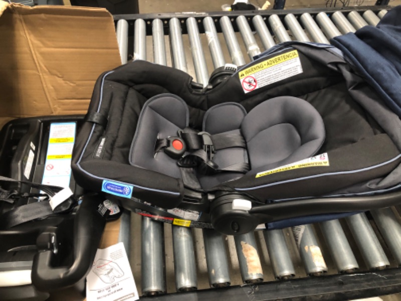 Photo 3 of Graco Modes Element LX Travel System | Includes Baby Stroller with Reversible Seat, Extra Storage, Child Tray, One Hand Fold and SnugRide® 35 Lite LX Infant Car Seat, Lanier
