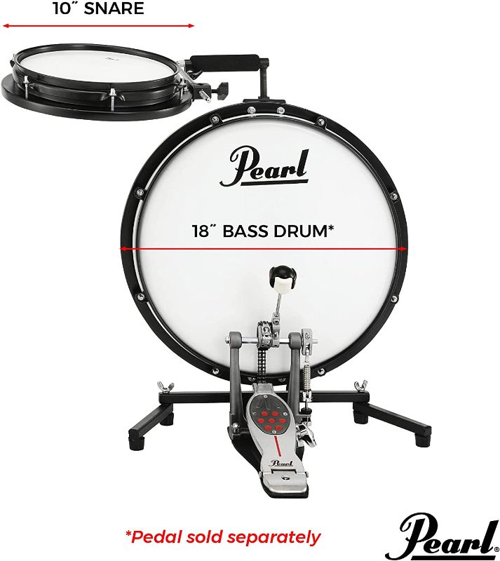 Photo 1 of *MISSING PIECES* Pearl Drum Set 2-pc. Drum Kit Compact Traveler Cymbals and Hradware Not Included (PCTK1810 ) BASS DRUM ONLY.
