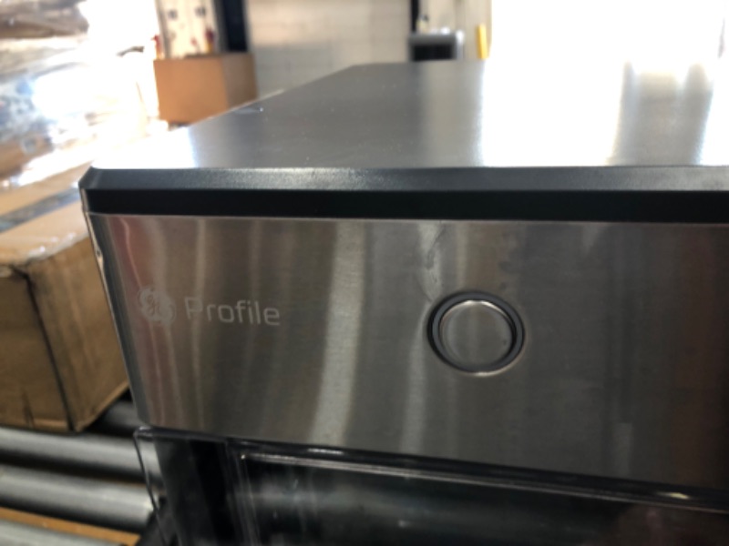 Photo 5 of GE Profile Opal | Countertop Nugget Ice Maker with Side Tank | Portable Ice Machine Makes up to 24 lbs. of Ice Per Day | Stainless Steel Finish