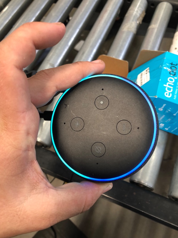 Photo 2 of Echo Dot (3rd Gen, 2018 release) - Smart speaker with Alexa - Charcoal