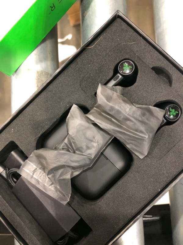 Photo 3 of DID NOT SHOW UP IN BLUETOOTH 
Razer Hammerhead True Wireless Pro Bluetooth Gaming Earbuds: THX Certified - Advanced Hybrid Active Noise Cancellation - 60ms Low-Latency - Touch Enabled - <20 Hr Battery Life - Classic Black