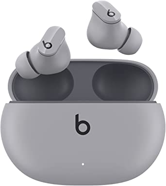 Photo 1 of Beats Studio Buds – True Wireless Noise Cancelling Earbuds – Compatible with Apple & Android, Built-in Microphone, IPX4 Rating, Sweat Resistant Earphones, Class 1 Bluetooth Headphones - Moon Gray