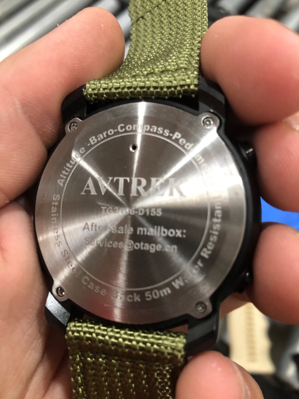 Photo 5 of AVTREK Mens Outdoor Sport Tactical Survival Watches Hiking Digital Wrist Watch Smart Swimming Military Army Altimeter Barometer Compass Watches