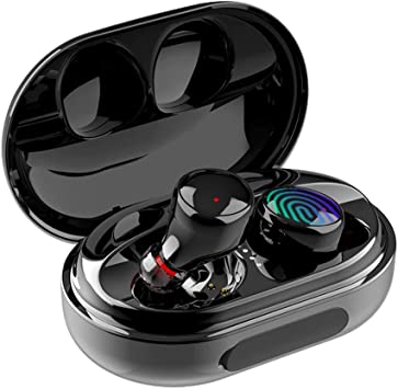 Photo 1 of SEE NOTES ABOUT FUNCTIONALITY 
EDYELL Wireless Earbuds, Bluetooth 5.0 in Ear Headphones with 120H Playtime Charging Case,IPX8 Waterproof Sports Earbuds with Microphone,Immersive Stereo Sound,Touch Control,Auto Pairing