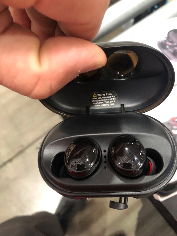 Photo 4 of SEE NOTES ABOUT FUNCTIONALITY 
EDYELL Wireless Earbuds, Bluetooth 5.0 in Ear Headphones with 120H Playtime Charging Case,IPX8 Waterproof Sports Earbuds with Microphone,Immersive Stereo Sound,Touch Control,Auto Pairing