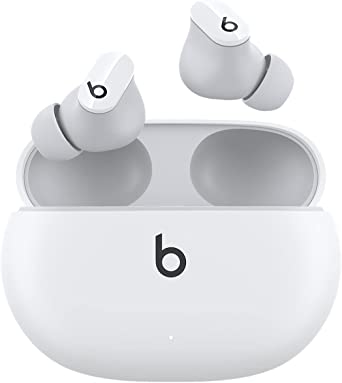 Photo 1 of Beats Studio Buds – True Wireless Noise Cancelling Earbuds – Compatible with Apple & Android, Built-in Microphone, IPX4 Rating, Sweat Resistant Earphones, Class 1 Bluetooth Headphones - White