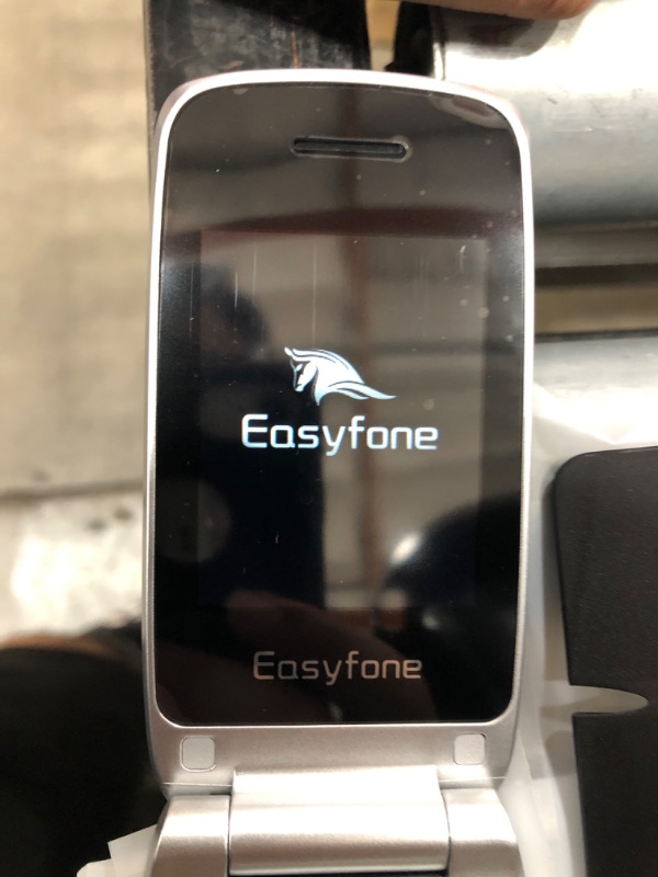 Photo 4 of Easyfone Prime-A1 Pro 4G Unlocked Senior Flip Cell Phone, Easy-to-Use Big Button Hearing Aids Compatible Flip Mobile Phone with SOS Button, GPS and Charging Dock (Black)
