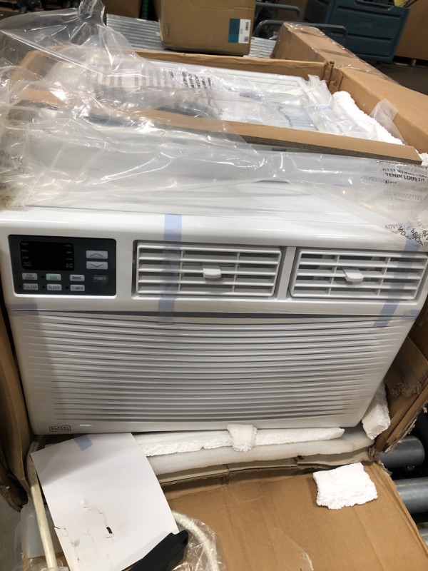 Photo 2 of 12000 BTU Window Air Conditioner Unit AC BLACK+DECKER with Remote Control Cools Up to 450 Square Feet Energy Efficient Energy Star Certified
