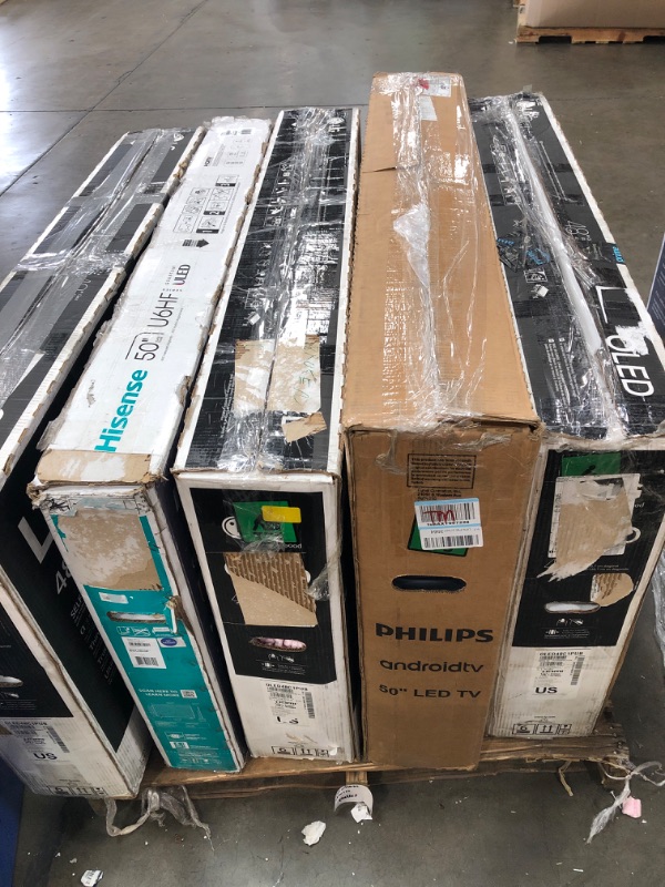 Photo 2 of MIXED PALLET OF DAMAGED TVS AND MONITORS** 5 UNITS** NO REFUNDS** 