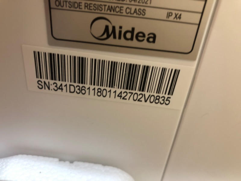 Photo 7 of Midea 8,000 BTU U-Shaped Smart Inverter Window Air Conditioner–Cools up to 350 Sq. Ft., Ultra Quiet with Open Window Flexibility, Works with Alexa/Google Assistant, 35% Energy Savings, Remote Control