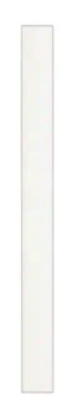 Photo 1 of 3 in. x 36 in. x 0.75 in. Cabinet Filler in Satin White
