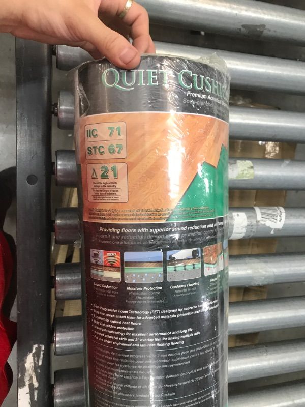 Photo 1 of 100 sq. ft. Quiet Cushion Premium Acoustical Underlayment Roll
