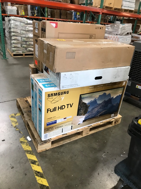 Photo 3 of PALLET OF DAMAGED TV AND MONITORS, NO REFUNDS OR RETURNS 