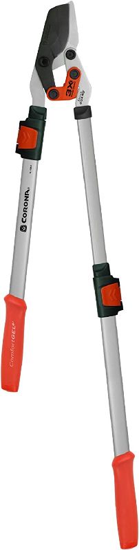 Photo 1 of Corona Tools | Branch Cutter DualLINK™ Extendable Bypass Loppers | Tree Trimmer Cuts Branches up to 1 ¾-inches in Diameter | Handles Extend up to 37 ½inches | SL 4364
