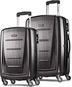 Photo 1 of Samsonite Winfield 2 Hardside Expandable Luggage, Charcoal, 2-Piece Set (20/24)
