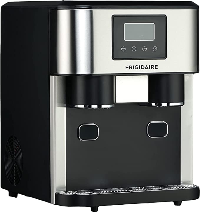 Photo 1 of ***PARTS ONLY*** Frigidaire EFIC245-SS EFIC245 3-in-1 Countertop Crunchy Chewable Nugget Style Dual Ice Crusher and Cube Maker, Makes 33 Pounds in 24 Hours, 2 Sizes, with Water Dispenser and Line-in, Stainless Steel
