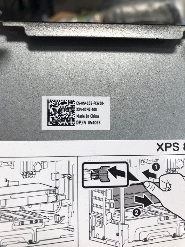 Photo 9 of **MISSING PROCESSOR AND GRAPHICS CARDS **Dell XPS 8950 Desktop Computer - 12th Gen Intel Core i7-12700K, 16GB DDR5 RAM, 512GB SSD + 1TB HDD, NVIDIA GeForce RTX 3060 12GB, Wi-Fi 6, VR Ready, Air Cooled, Bluetooth, Windows 11 Home - Black
