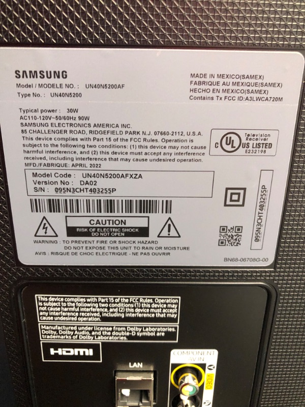 Photo 4 of SAMSUNG 40-inch Class LED Smart FHD TV 1080P (UN40N5200AFXZA, 2019 Model)
