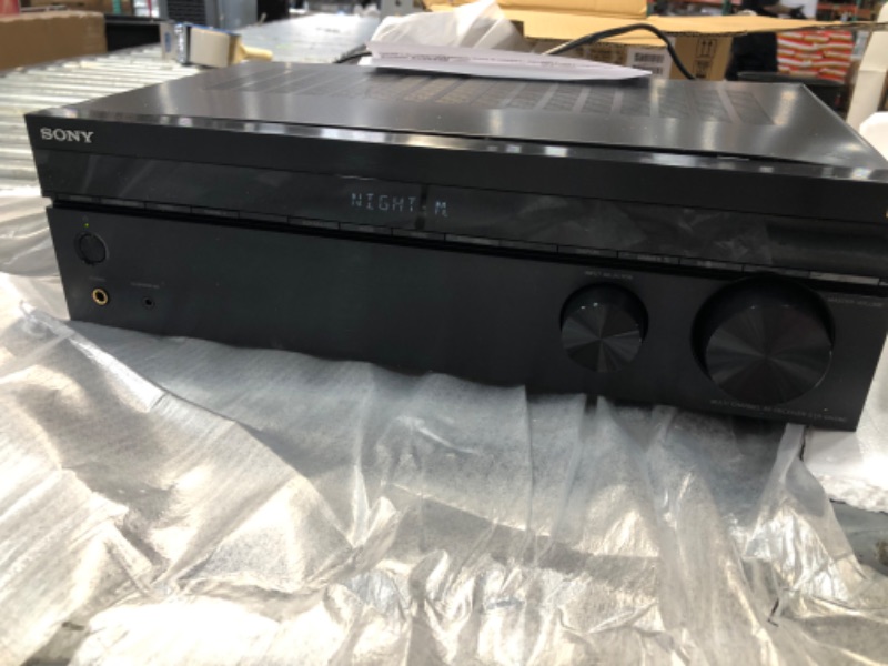 Photo 1 of Sony STRDH590 5.2 Channel Surround Sound Home Theater Receiver: 4K HDR AV Receiver with Bluetooth,Black
