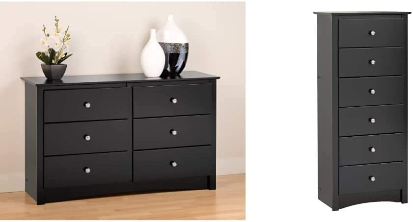 Photo 1 of ***MISSING COMPONENTS*** Black Sonoma Children’s 6 Drawer Dresser & Sonoma Tall 6 Drawer Chest
