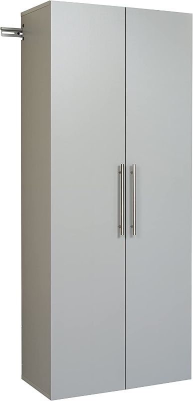 Photo 1 of **MISSING COMPONENTS**
Prepac Hang-Ups Storage Cabinet, 30"/Large, Light Gray
