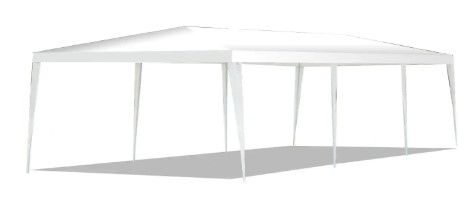 Photo 1 of 30 ft. x 10 ft. White Outdoor Wedding Party Event Tent Gazebo Canopy
