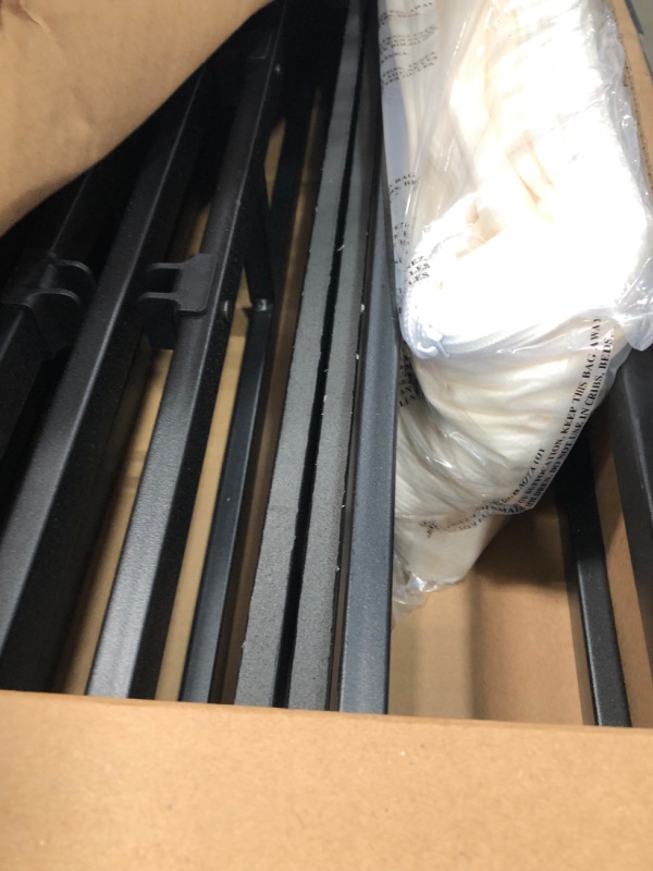 Photo 1 of Amazon Basics Smart Box Spring Bed Base, 5-Inch Mattress Foundation - Twin Size, Tool-Free Easy Assembly
