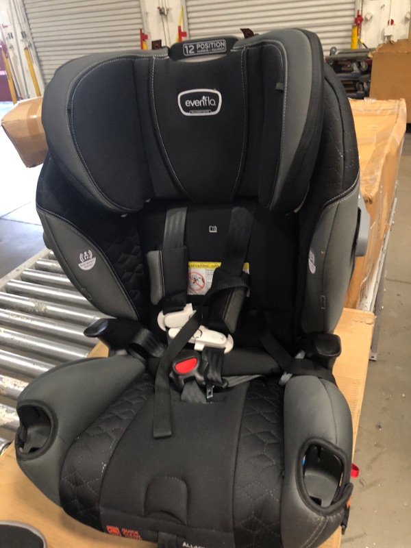 Photo 3 of Evenflo All4One DLX All-in-One Car Seat with SensorSafe Kingsley Black
