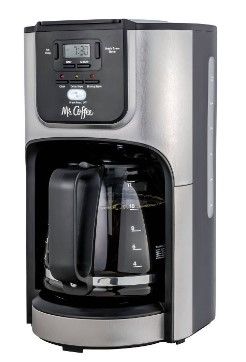 Photo 1 of Mr. Coffee Rapid Brew 12-Cup Programmable Coffee Maker - Silver

