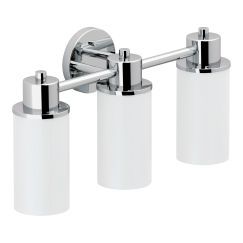 Photo 1 of **PARTS ONLY**
Moen DN0763 20.96" Wide 3 Vanity Lights from the Iso Collection Chrome Indoor Lighting Bathroom Fixtures Vanity Light
