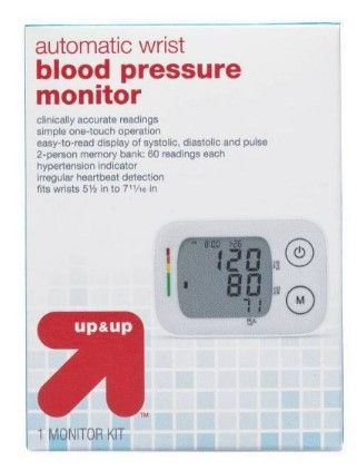 Photo 1 of Automatic Wrist Blood Pressure Monitor - up & up™

