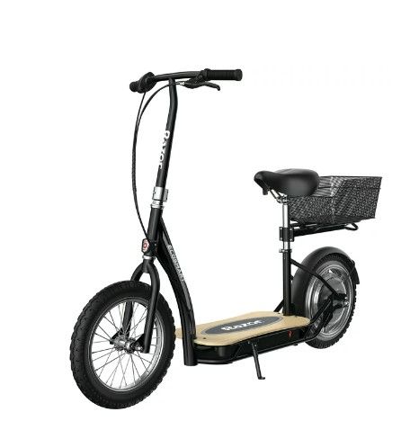 Photo 1 of **PARTS ONLY**
Razor EcoSmart Metro HD Electric Scooter with Padded Seat, for Ages 16+ and up to 220 lbs, 16" Pneumatic Tires, 350W Hub Motor, Up to 15.5 mph and 15.5-mile Range, 36V Sealed Lead-Acid Battery
