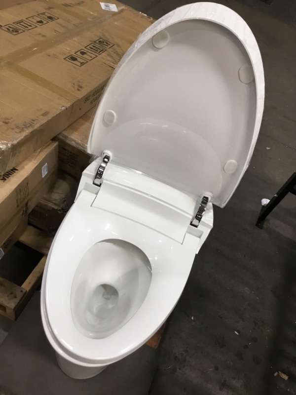 Photo 2 of *** LIKE NEW***
Kohler K-5401-PA-0 Veil Comfort Height Skirted One-Piece Elongated Dual-Flush Intelligent toilet, White

