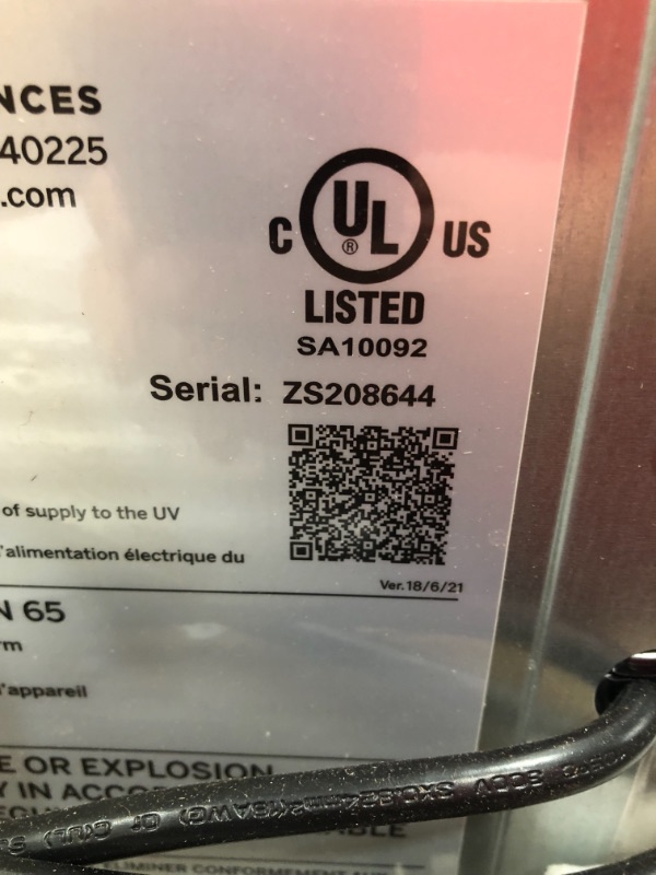 Photo 1 of GE Profile Opal | Countertop Nugget Ice Maker with Side Tank | Portable Ice Machine Makes up to 24 lbs. of Ice Per Day | Stainless Steel Finish